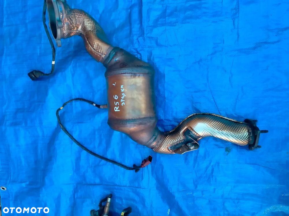 Audi RS6 C7 LIFT 4G0131703AJ Katalizator PRAWY LEWY SONDA CZUJNIK - 10
