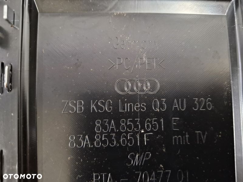 AUDI Q3 2 II S-LINE GRILL ATRAPA ZDERZAKA CHŁODNICY PRZÓD PRZEDNIA 83A853651E - 9