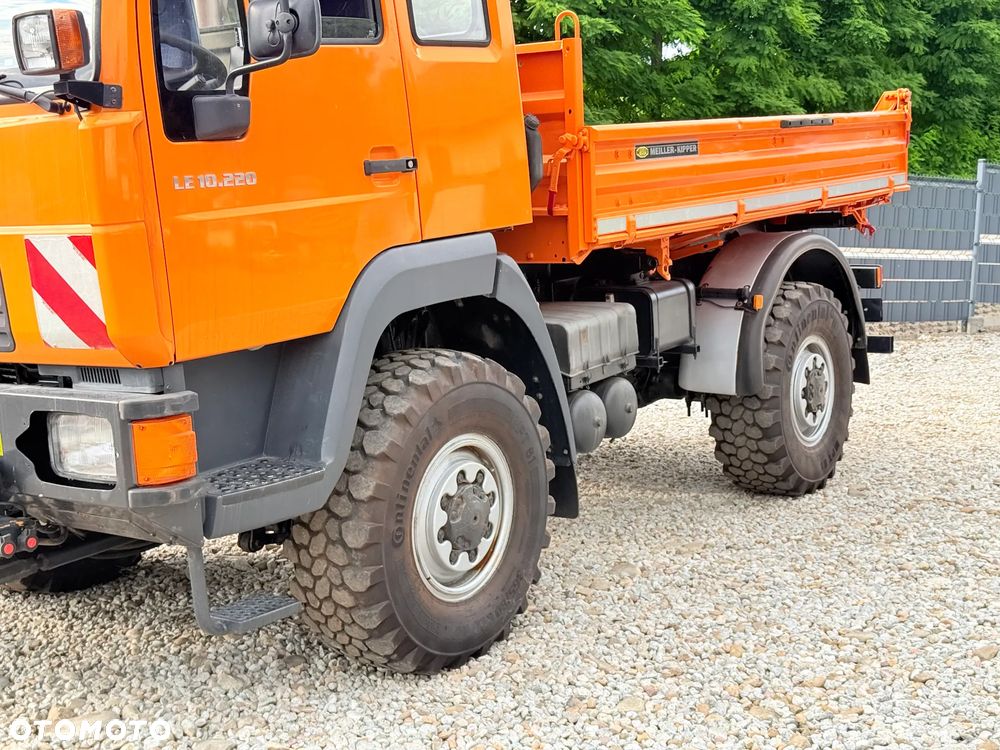MAN * MAN 10-220 * Pług * Kiper Wywrotka Meiller * 4x4 * Zimowe Utrzymanie * Unimog * - 6