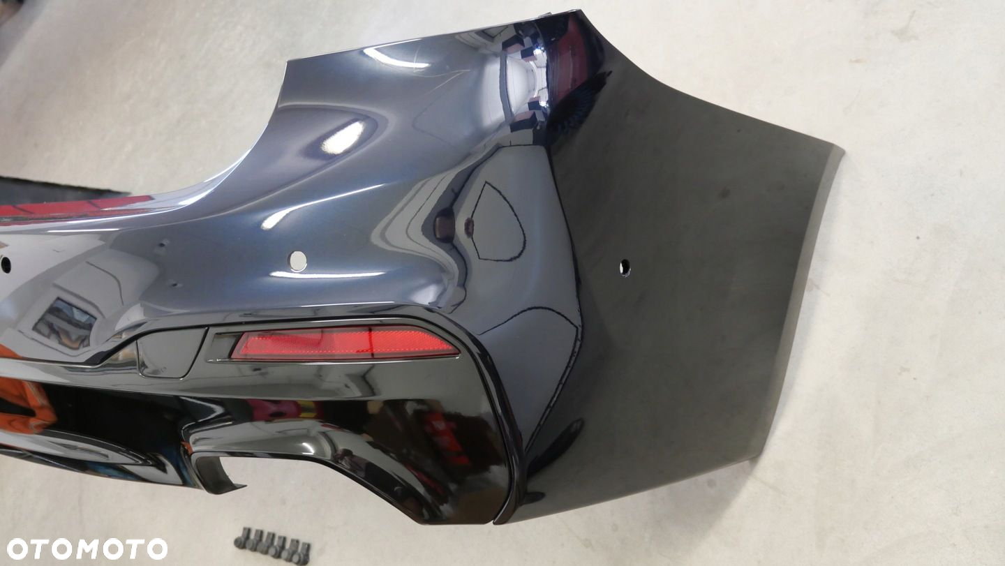 ZDERZAK TYŁ TYLNY BMW G30 MPAKIET 6X PDC CARBONSCHWARZ 416 KOMPLET W KOLOR - 3