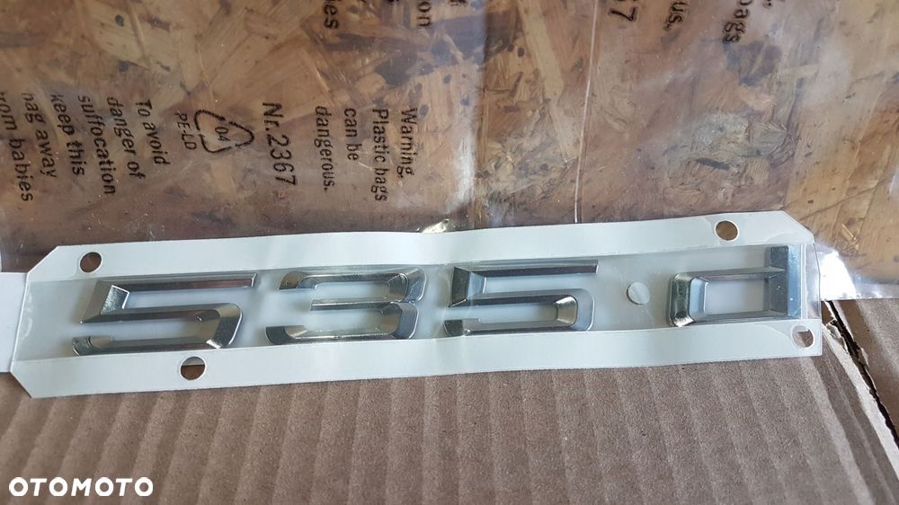 emblemat klapy bagażnika bmw 5 f11 535d nowy oryginał!! - 4
