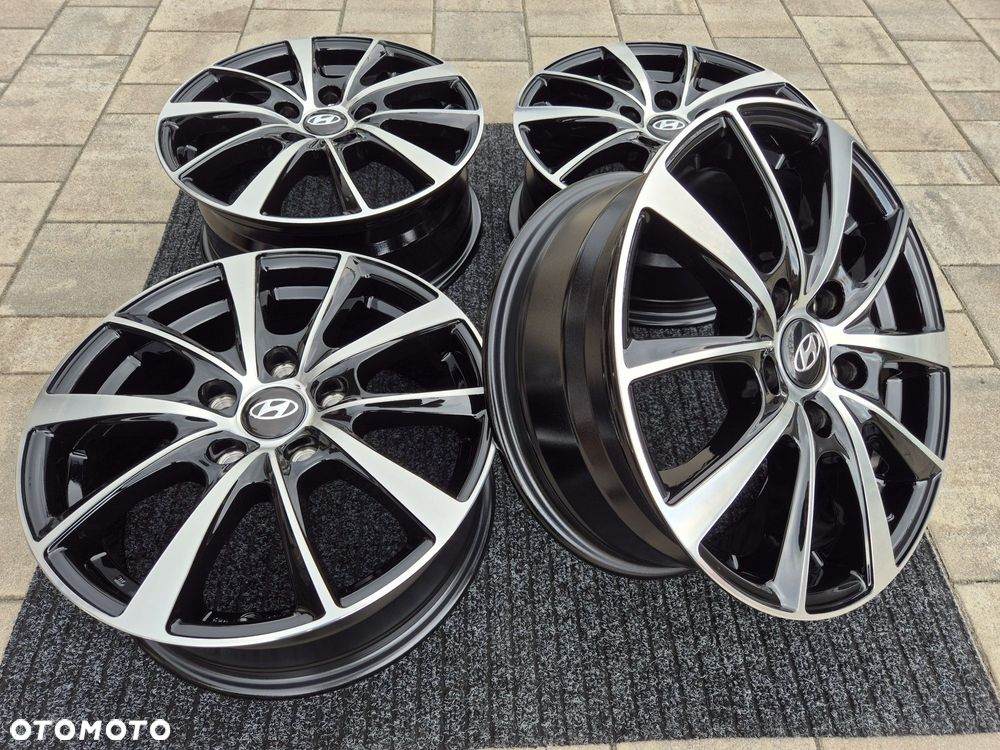 Hyundai 16 " Felgi Nowe 5x114,3 Elantra I30 Kona iX20 iX35 Kona - Czarny Poler - 6