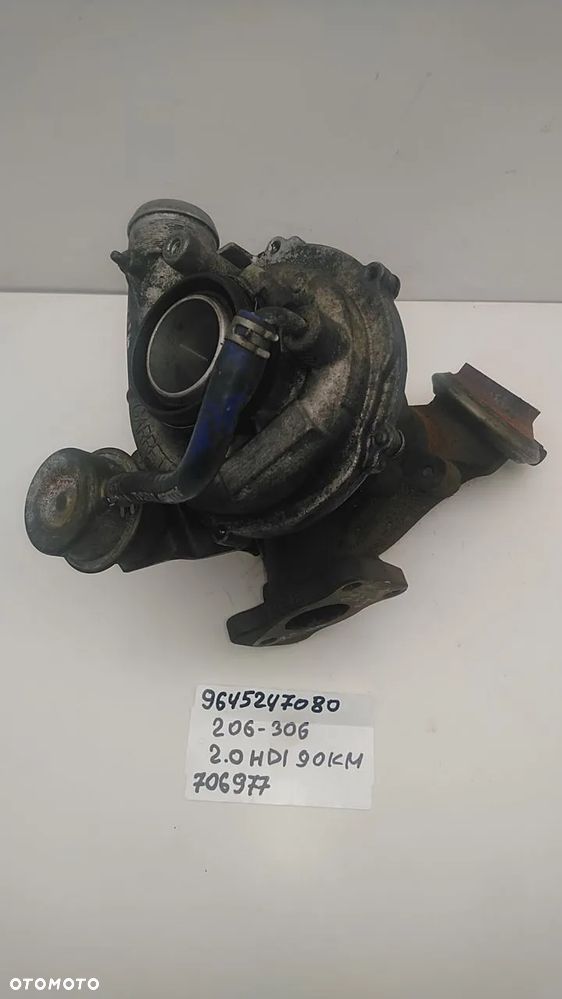 TURBINA 2.0 HDI 90KM 206 306 9645247080 706977 - 1