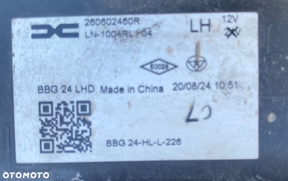 DACIA SPRING LIFT ( 2 II ) KOMPLET LAMP PRZEDNICH LAMPY PRZEDNIE GÓRNE DOLNE LAMPA PRZEDNIA GÓRNA  DOLNA LEWA PRAWA REFLEKTOR PRAWY LEWY PRZEDNI PRZÓD 260103998R 260602460R 266056266R 266007890R  led ledowy full led 2 II Wwa - 27