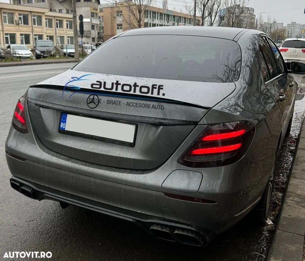 Difuzor bara spate Mercedes W213 S213 Standard (16-20) model E63 Black - 6