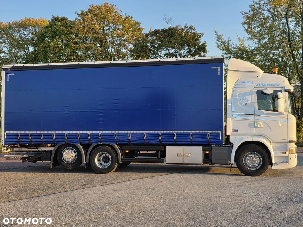 Scania G360 / BURTO-FIRANKA / 3 OSIE / WINDA / 20PALET / E6 / SYPIALNA KABINA / SPROWADZONY / JAK NOWA  PRZEBIEG 490TYŚ / ŁADOWNOŚĆ 14500KG / - 10