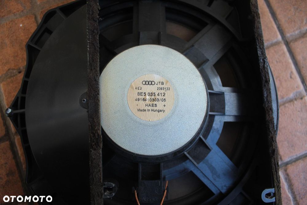 GŁOŚNIK SUBWOOFER AUDI A4 B6 SEDAN 8E5035412 - 4