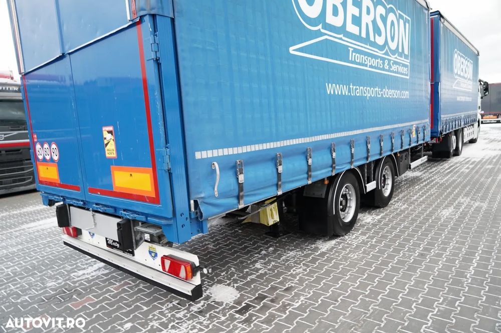 MAN TGX 26.460 / REMORCA TANDEM / 120 M3 / I-PARK COOL / PUNTE RIDICATĂ / PUNTE DIRECȚIE / + REMORCA FRUEHAUF / PUNTE SAF - 15