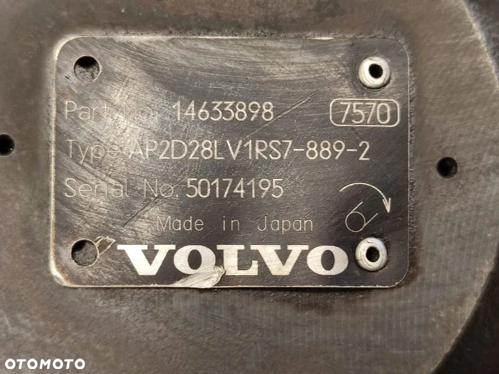 Pompa hydrauliczna główna AP2D28 Rexroth 14633898 Volvo EC 55 - 12