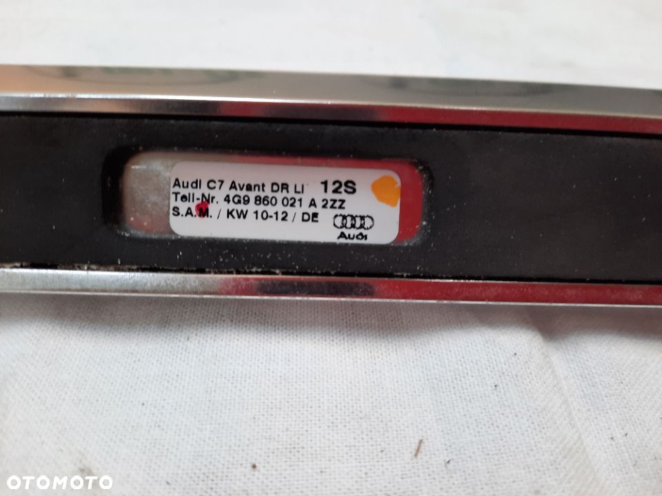 AUDI A6 C7 KOMBI RELING DACHOWY 4G0860021A LEWY - 5
