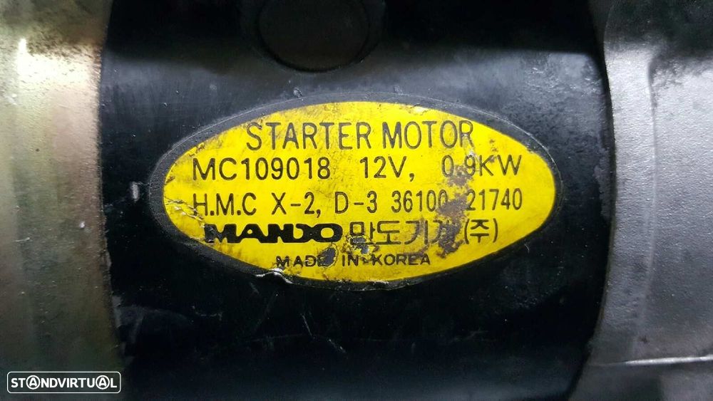 MOTOR DE ARRANQUE HYUNDAI ACCENT (LC) 1.5 CAT - 6