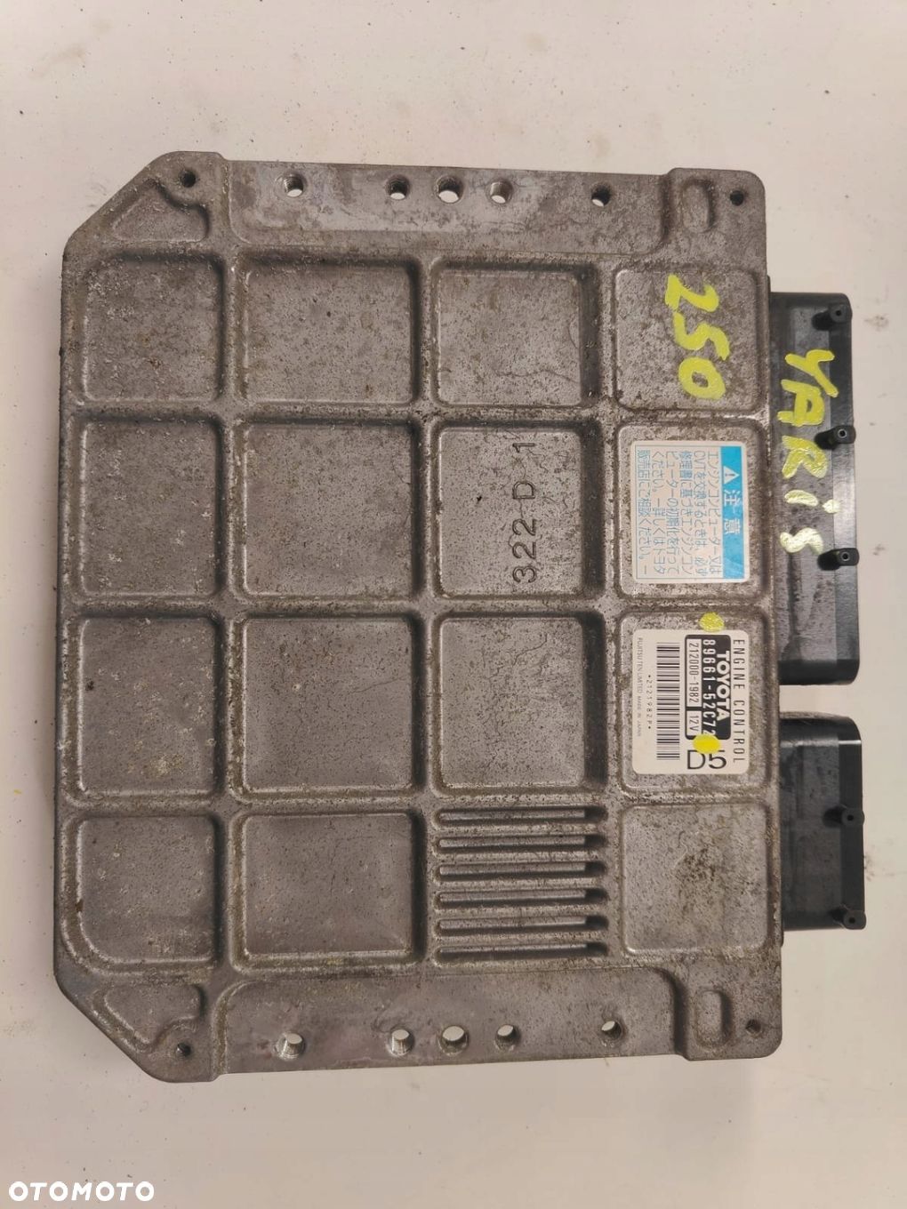 Toyota yaris II 89661-52C72 212000-1982 KOMPUTER SILNIKA STEROWNIK - 1