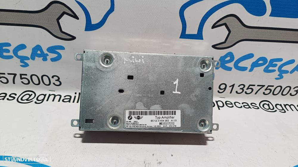 AMPLIFICADOR HIFI HI-FI SISTEMA SYSTEM SPEAKER MINI COOPER R57 CABRIO 65123454363 3454363 - 1