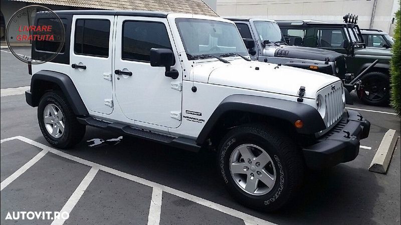 Praguri trepte laterale Jeep Wrangler Rubicon JK (2007-2017) 4 Usi- livrare gratuita - 12