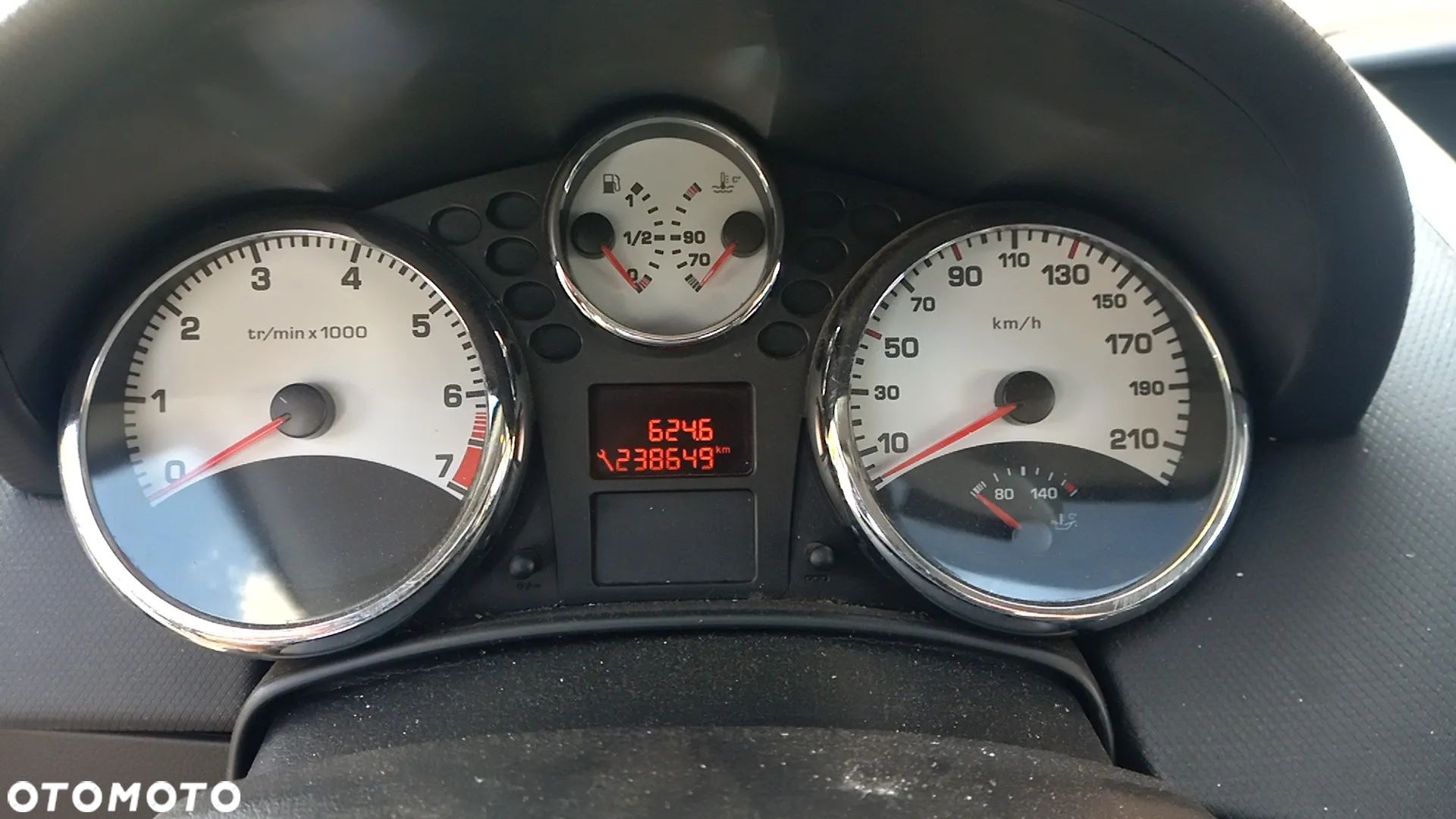 Peugeot 207 1.4 1.6 B zegar licznik 9662904080 - 1