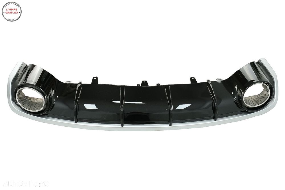 Difuzor Bara Spate si Ornamente Evacuare Audi A6 4G Facelift (2015-2018) RS6 Desig- livrare gratuita - 6