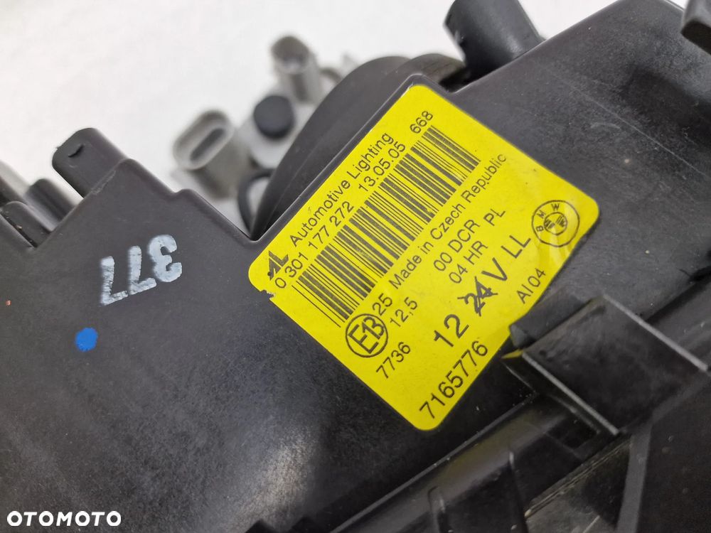 BMW E46 LIFT 01- PRAWA LAMPA PRZEDNIA PRZÓD XENON , NR 7165776 / 0301177272 , NR AUKCJI LA511B - 9