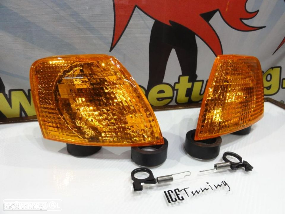 Piscas / Farois / Farolins frontais VW Passat 3B / B5 96-00 Fundo Laranja JDM - 2