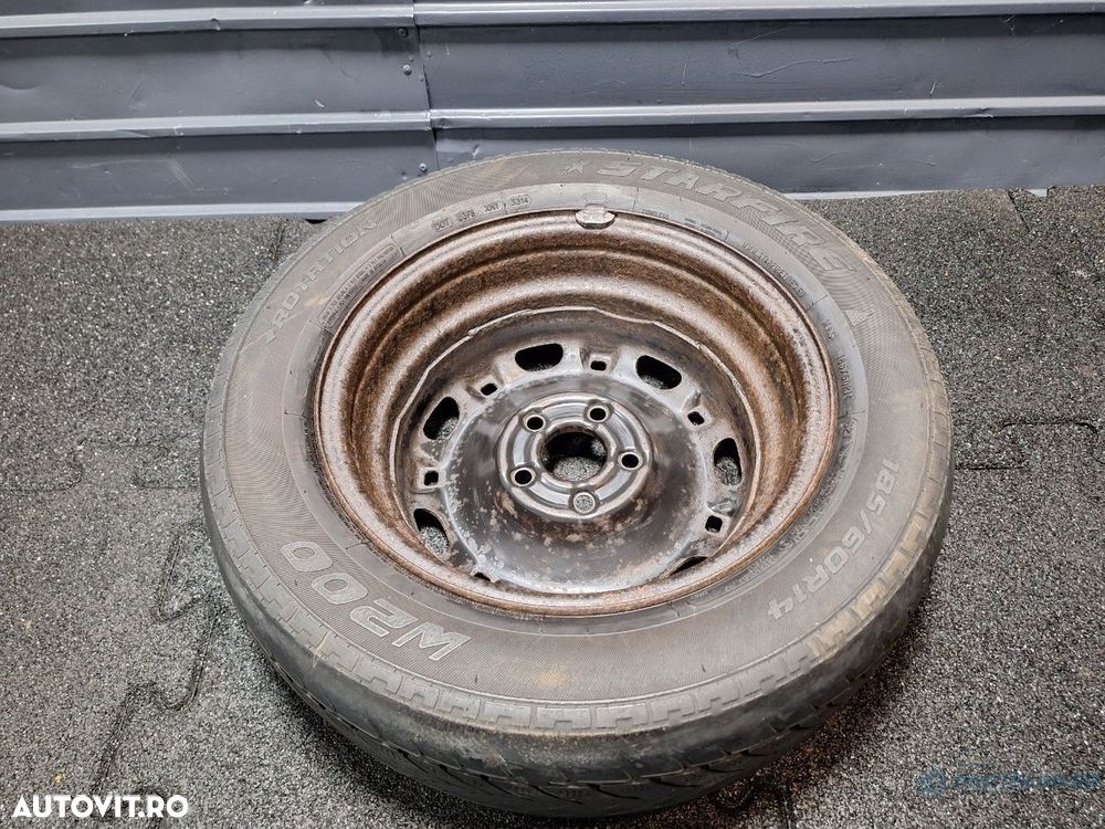 Janta otel R14 5x100 SKODA FABIA Combi 6Y5 2000 - 2007 1.2 1.2 AZQ, BME 5Jx14H2 ET35 6Q0601027H - 3