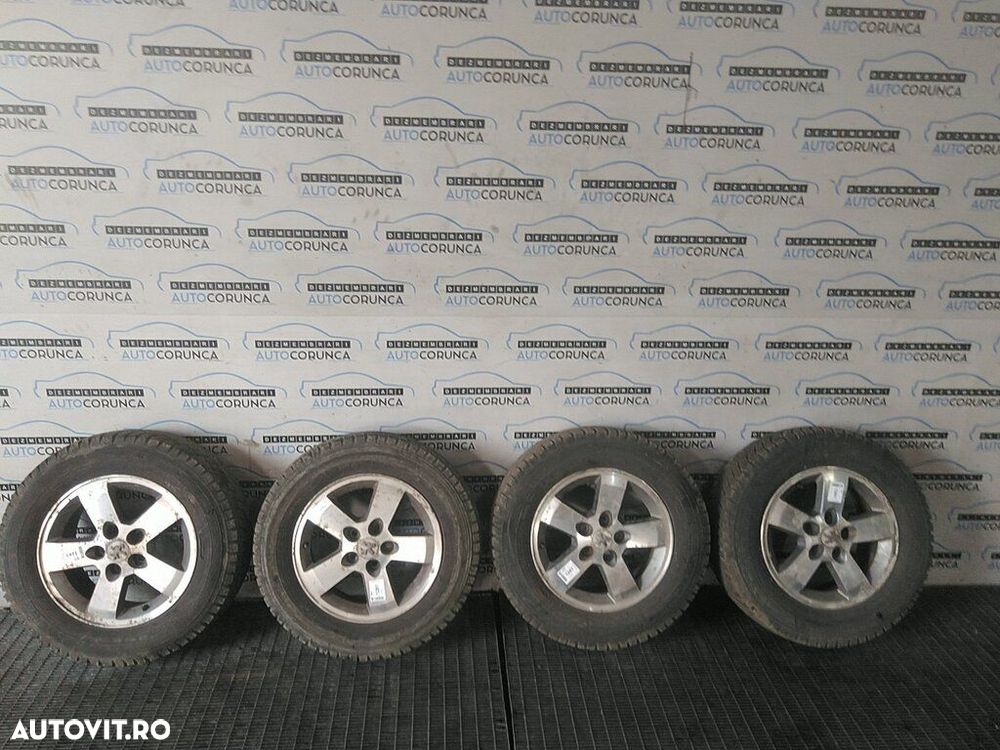 Jante aliaj Peugeot 4007 2007 - 2012 (1281) R16 Cu anvelope. 215/65 R16 et38 - 1