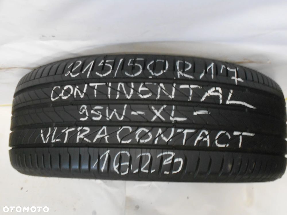 OPONA POJEDYNKA 215/50R17 CONTINENTAL ULTRACONTACT XL DOT 1623 7.6MM - 1