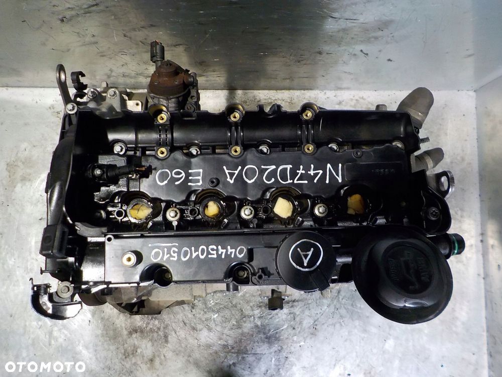 BMW 5 E60 E61 SILNIK 2.0 D 177 KM N47D20A + POMPA 0445010510 - 3