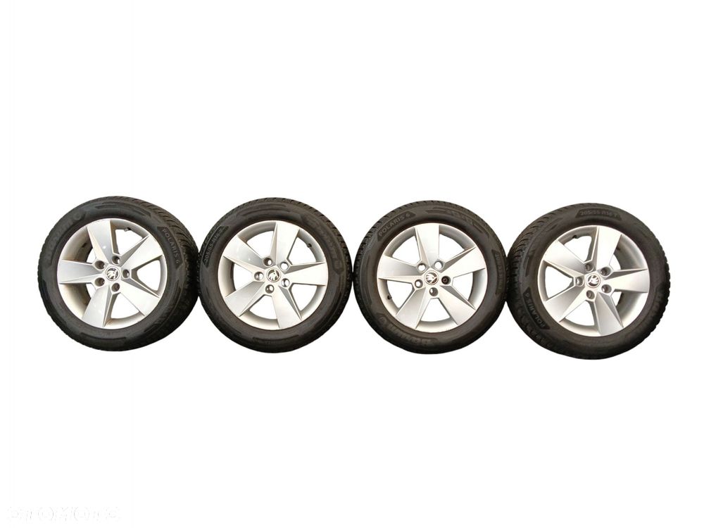 FELGI Z OPONAMI SKODA OCTAVIA III 205/55/16 16'' 6,5J ET46 5X112 5E0601025H - 1