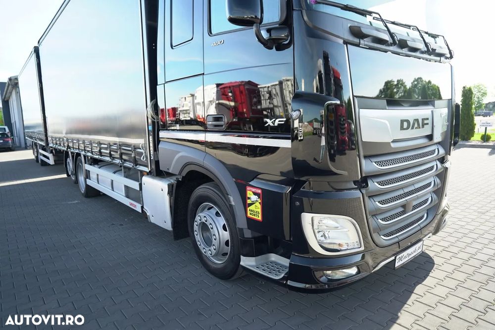 DAF XF 480 / COMBINAȚIE TANDEM 120 M3 / TRANSITION / I-PARK COOL / 7.7 M + 7.7 M / WECON / 2022 / - 6