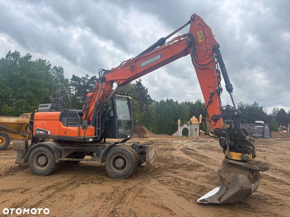 Doosan DX160W-5 2016r System 3D Leica Rototil Podpory + Pług - 1