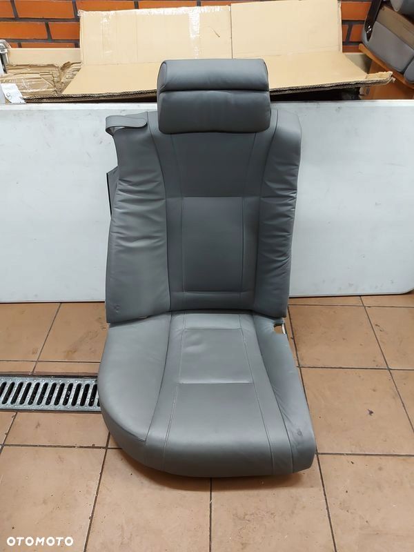 bmw 7 e65 fotel kanapa szara komfort prawy tył wentylowana grzana elektr. - 1
