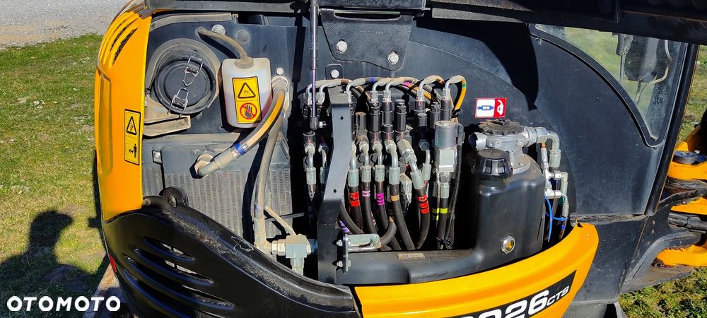 JCB JCB 8026 CTS mini Koparka 1317 MTG sprowadzona 3 łyżki szybkozłącze hydrauliczne piękny stan GOODBER 8025 - 10
