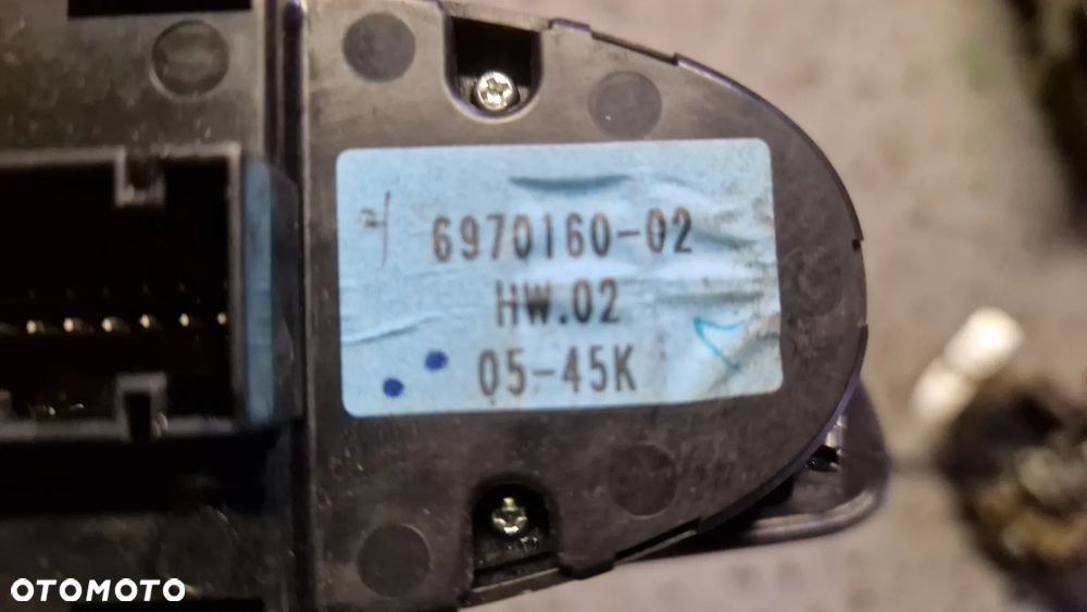 BMW E87 PRZEŁĄCZNIK SZYB LUSTEREK 6970160 - 3