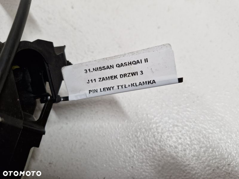 NISSAN QASHQAI II 2 J11 ZAMEK DRZWI LEWY TYŁ TYLNY 3 PIN - 5