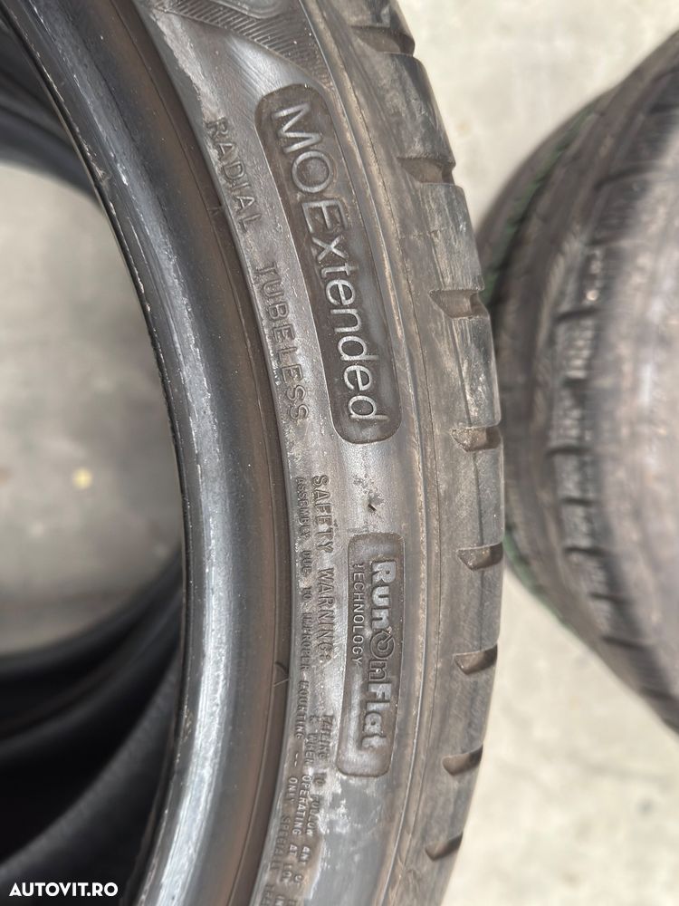 Vând set anvelope 245/40/20-275/35/20 goodyear de vară cu runflat ca noi - 11