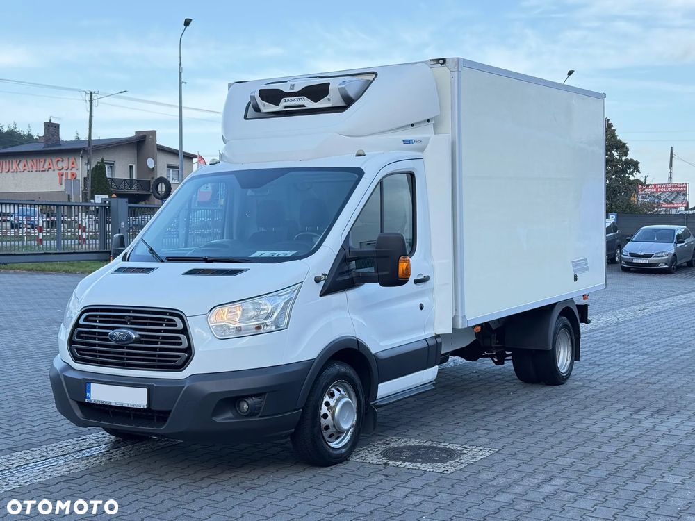 Ford TRANSIT EURO 6 KONTENER IZOTERMA CHŁODNIA MROŹNIA 6EP 1 Wł. Salon PL 170(KM) Boczne Drzwi Bliźniaki TEMPOMAT KLIMA - 1