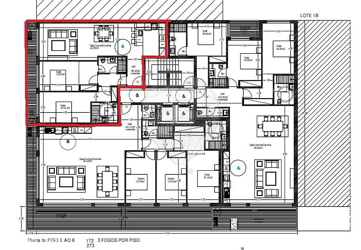 Apartamento T2 para venda - Grande imagem: 3/3