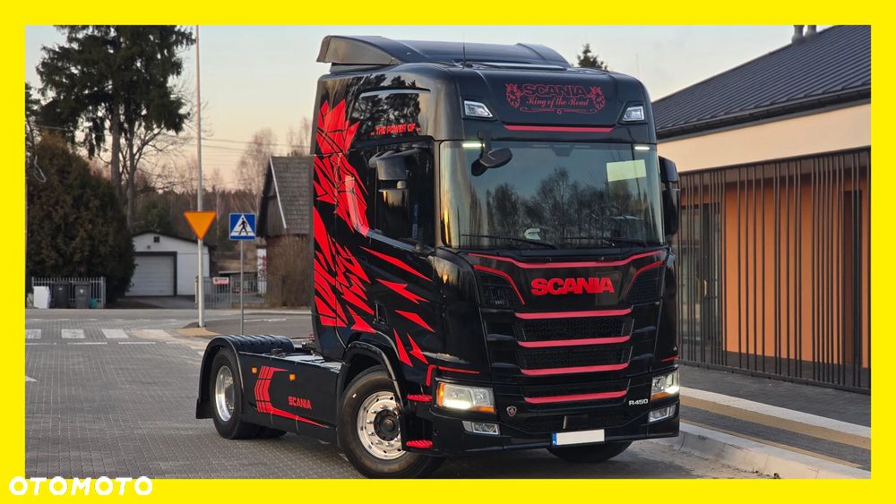 Scania R450 ❗️STANDARD / HYDRAULIKA / ALUFELGI / NAVI / LED / VIRTUAL COCKPIT / DUŻE ZBIORNIKI / ZABUDOWY MIĘDZYOSIOWE / RETARDER / LODÓWKA / ACC / NOWE SPRZĘGŁO I HAMULCE / BEZ EGR / SALON POLSKA ❗️ - 1