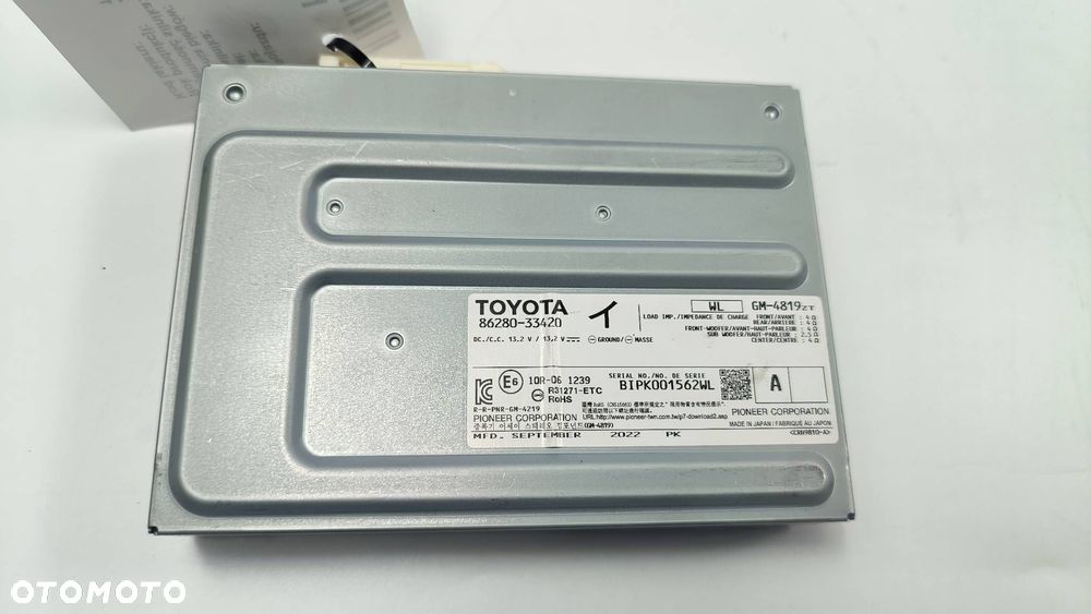WZMACNIACZ LEXUS ES300H 86280-33420 - 4
