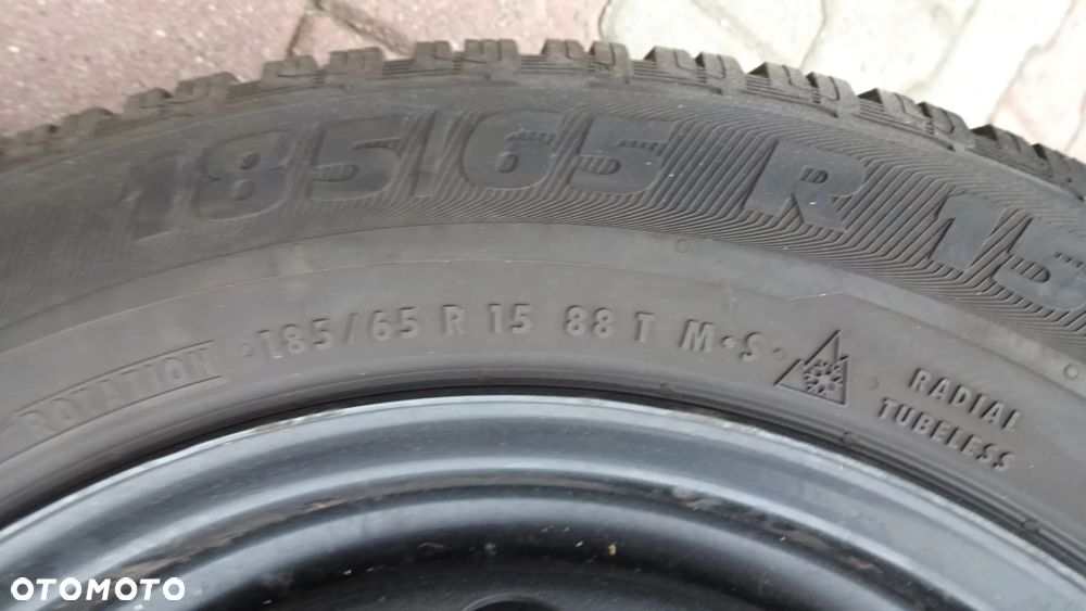 Koła zimowe 15'' 5x100 VW Polo Seat Ibiza ET40 KBA43929 185/65R15 Semperit - 8