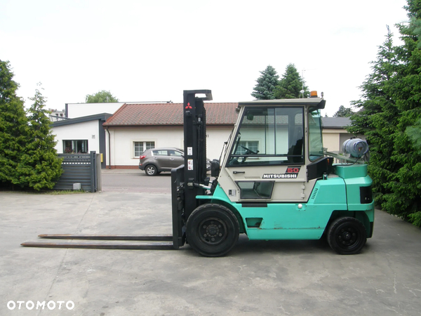 Mitsubishi FG50 widły 2,60m przesuw pozycjoner