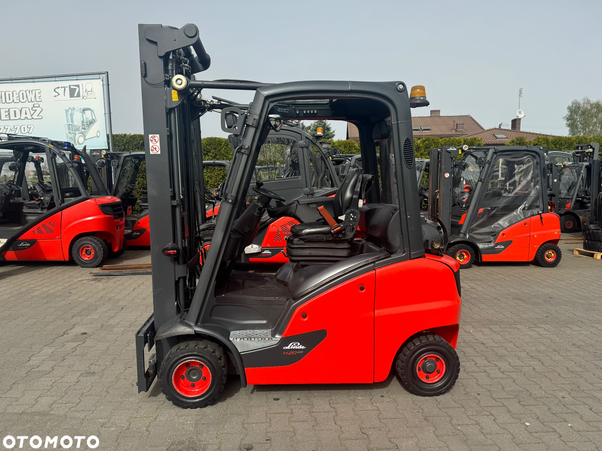 Linde Linde H20 EVO triplex  2018r półkabina h16 h18 wolny skok  toyot - 2