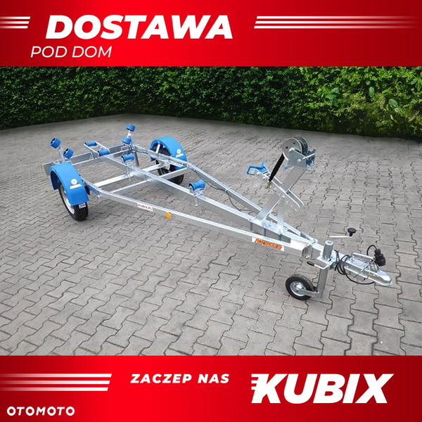 Neptun PRZYCZEPA PODŁODZIOWA, POD ŁÓDŹ do 5.2 m z kołyską slipową, 750 kg