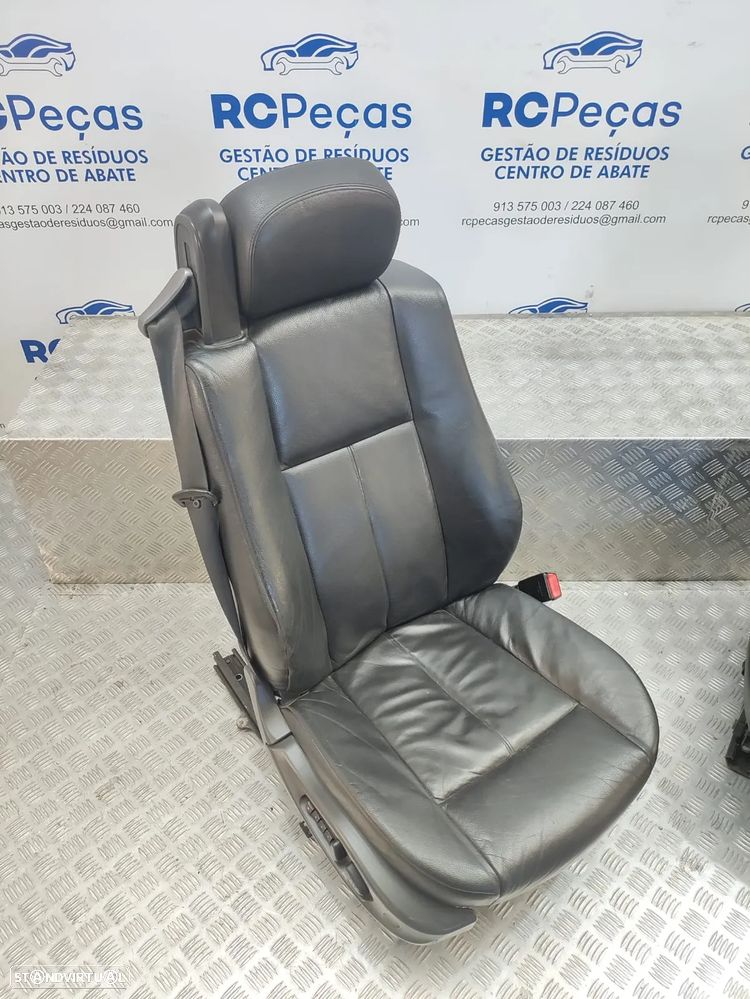 Conjunto Bancos Frente Frontais Pele BMW Serie 6 E64 Cabrio Eletricos 2003 a 2010 - 12