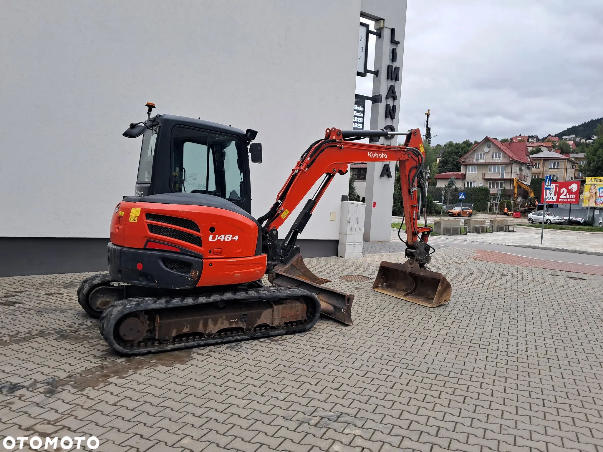 Kubota u48-4 waga 5t TON skarpówka hydrauliczna 3200mtg* 2019r *  oświetlenie *dodatkowe linie hydrauliczne 2 łyżki lusterka minikoparka u55 u48 kx57 u50 jcb cat yanmar wacker - 1