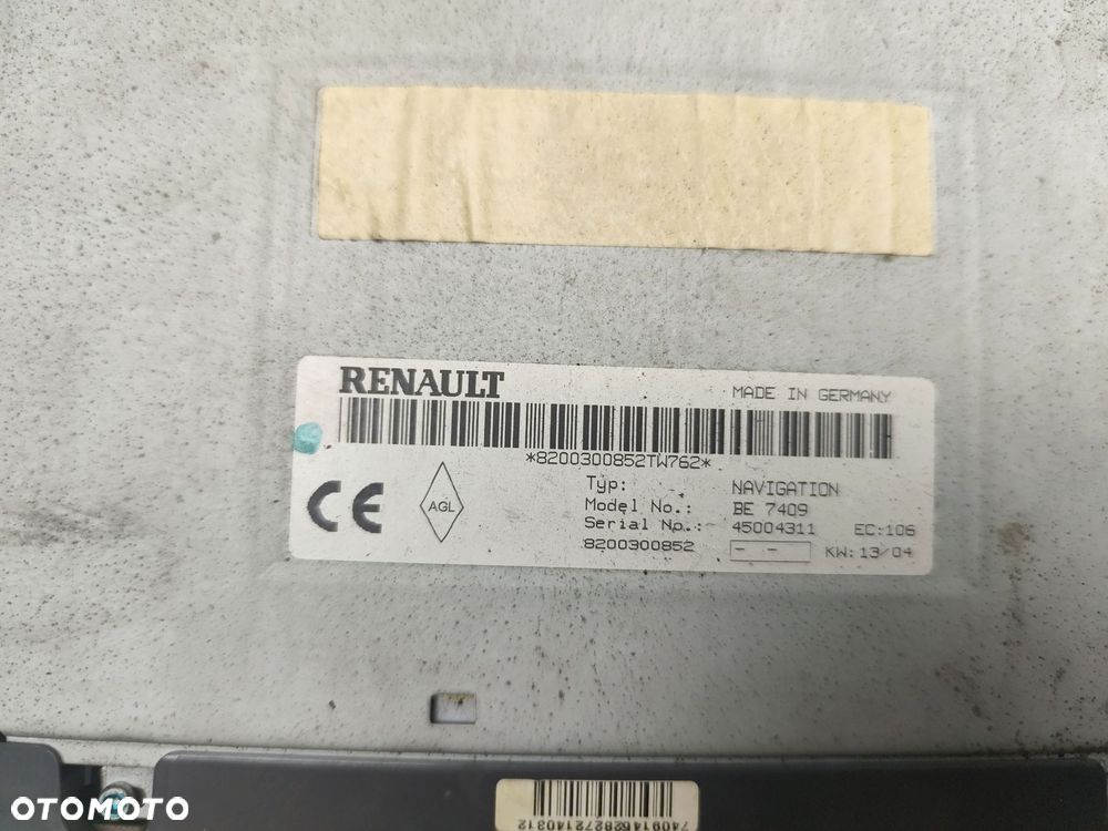 RADIO CD RENAULT SCENIC II (2003-2005) 8200300852 - 6