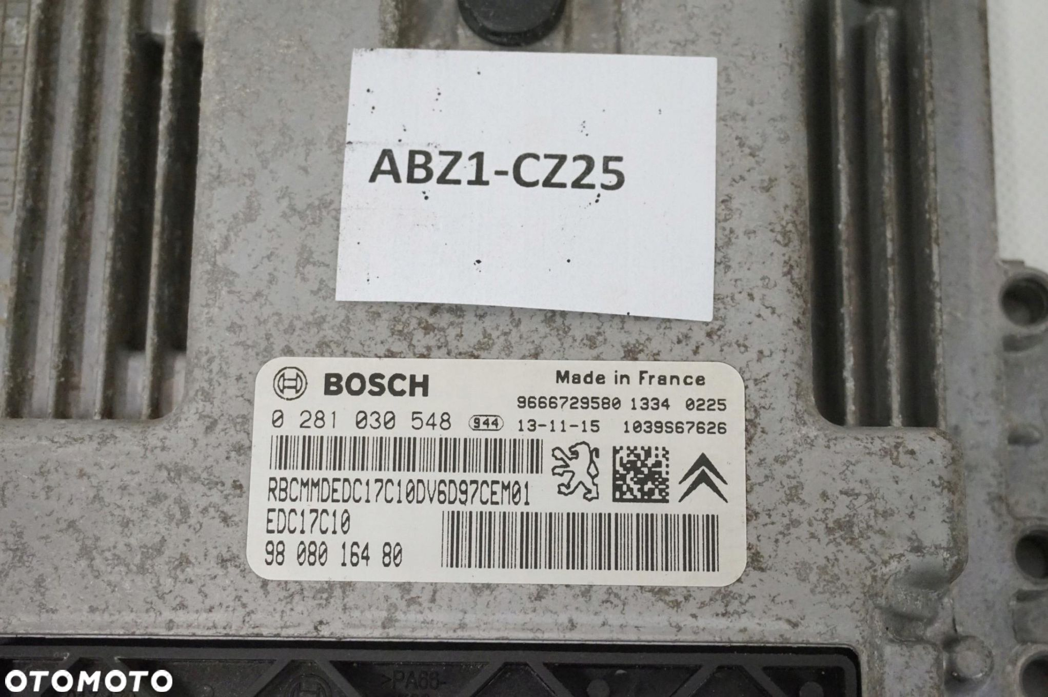 STEROWNIK CITROEN C4 PICASSO II 1.6HDI 9808016480 - 2