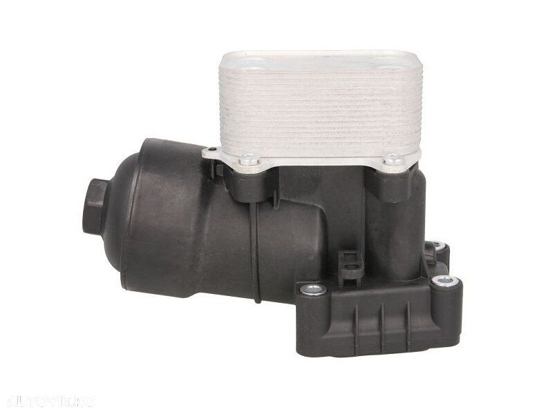 Radiator racire ulei motor, termoflot Audi A1 (8X), 05.2010-2018, motor 1.6 TDI, 66/77 kw, 2.0 TDI, 100/105 kw, diesel, 110x69x50 mm, cu carcasa filtru, din aluminiu - 1