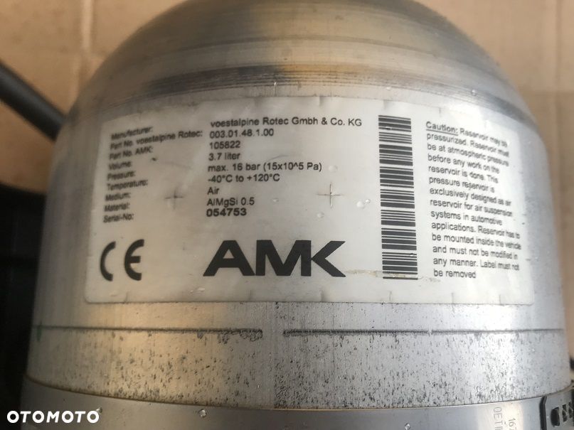 ZBIORNIK POWIETRZA ZAWIESZENIA AMK JAGUAR XJ X351 - 3
