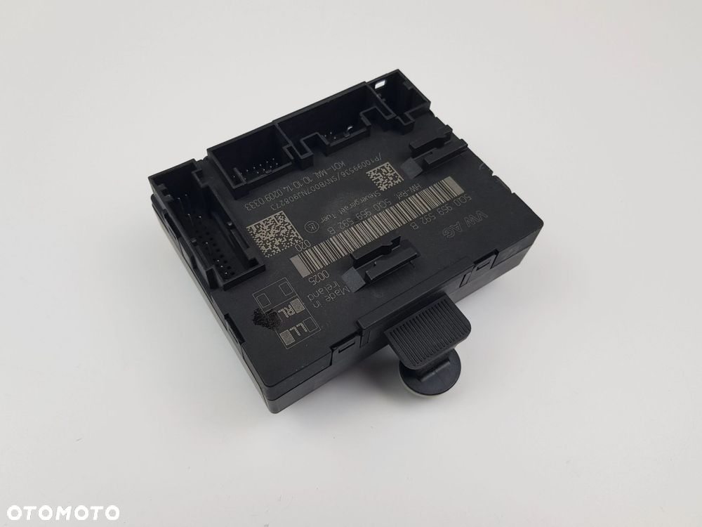 Sterownik Moduł drzwi Prawy Przód Audi A3 S3 8V 5Q0959592B - 3