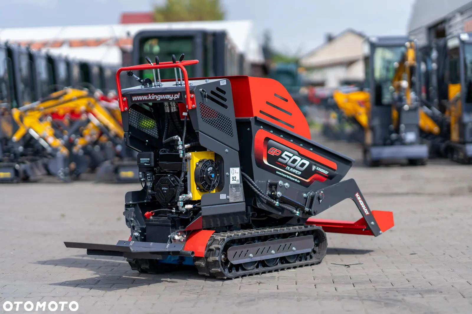 Kingway GP500 Dumper Wozidło taczka Miniwywrotka 500kg na GĄSIENICACH - 23